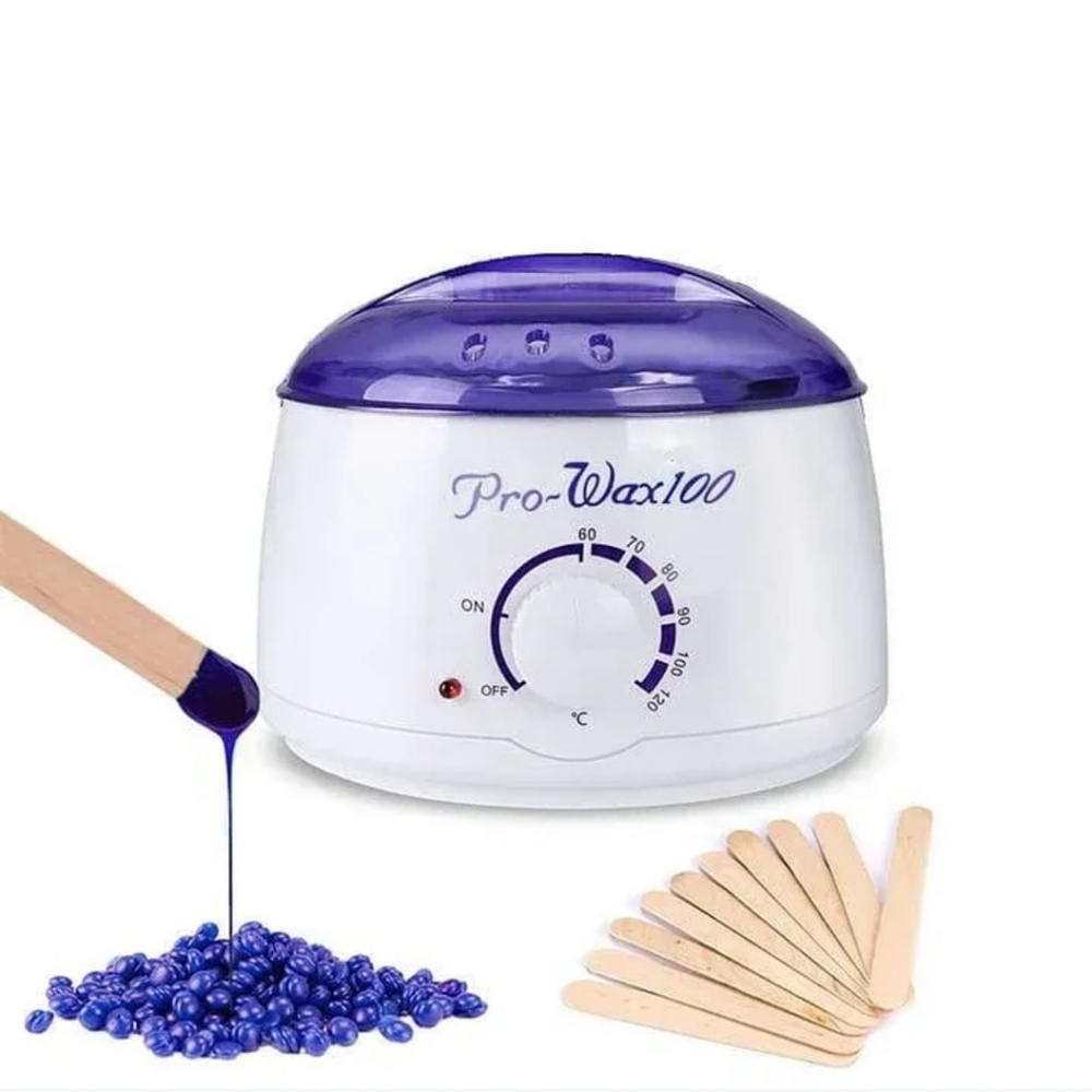 ProWax-100 Hard Wax Warmer Kit - Professional Waxing Kit White (W/ Free Hard Wax